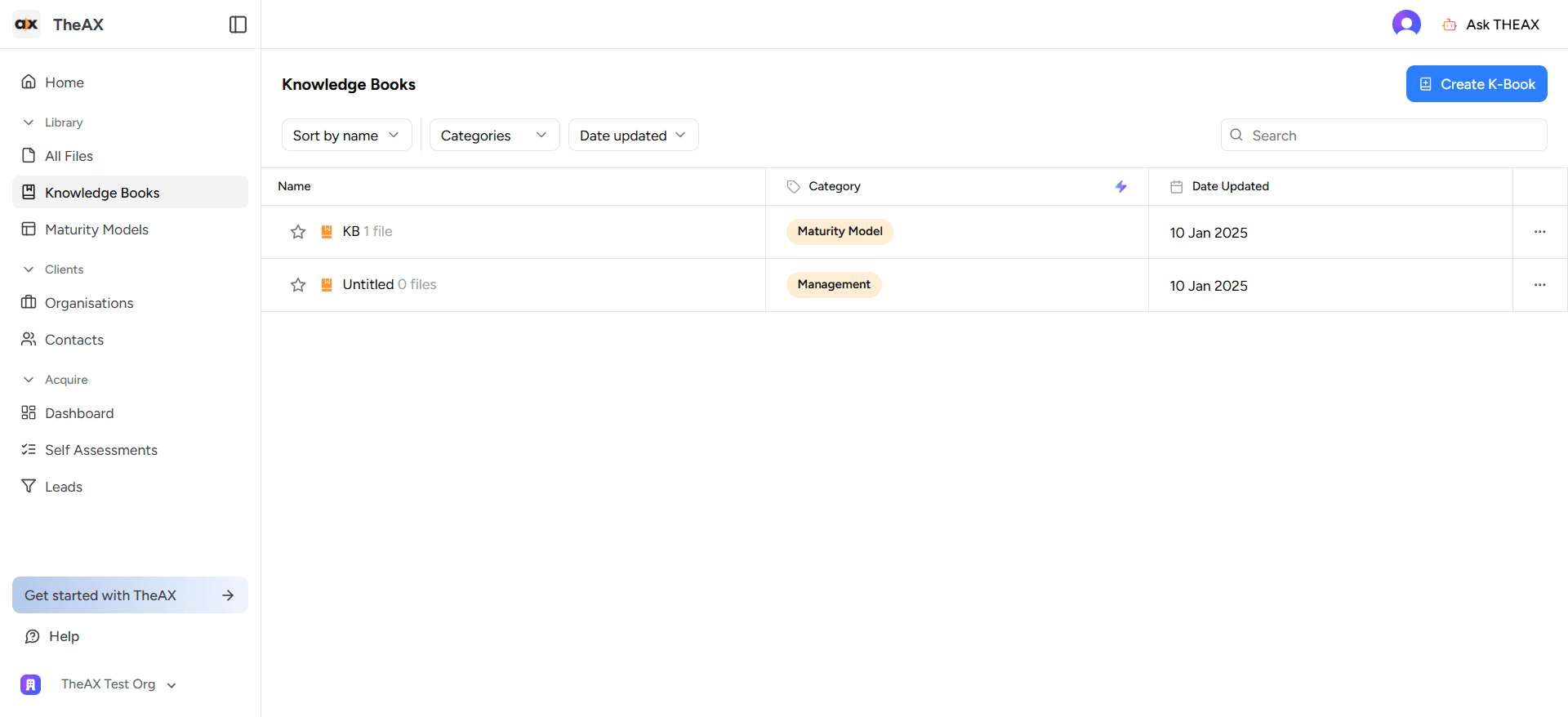 AI-Powered Knowledge Base Platform for TheAX – 2