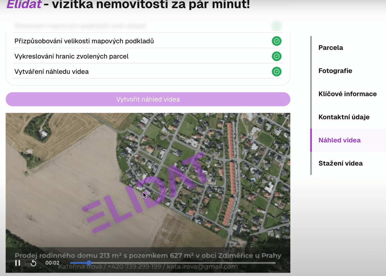 Automatizace tvorby videí s leteckým efektem pro realitní makléře – bez použití dronů – 3