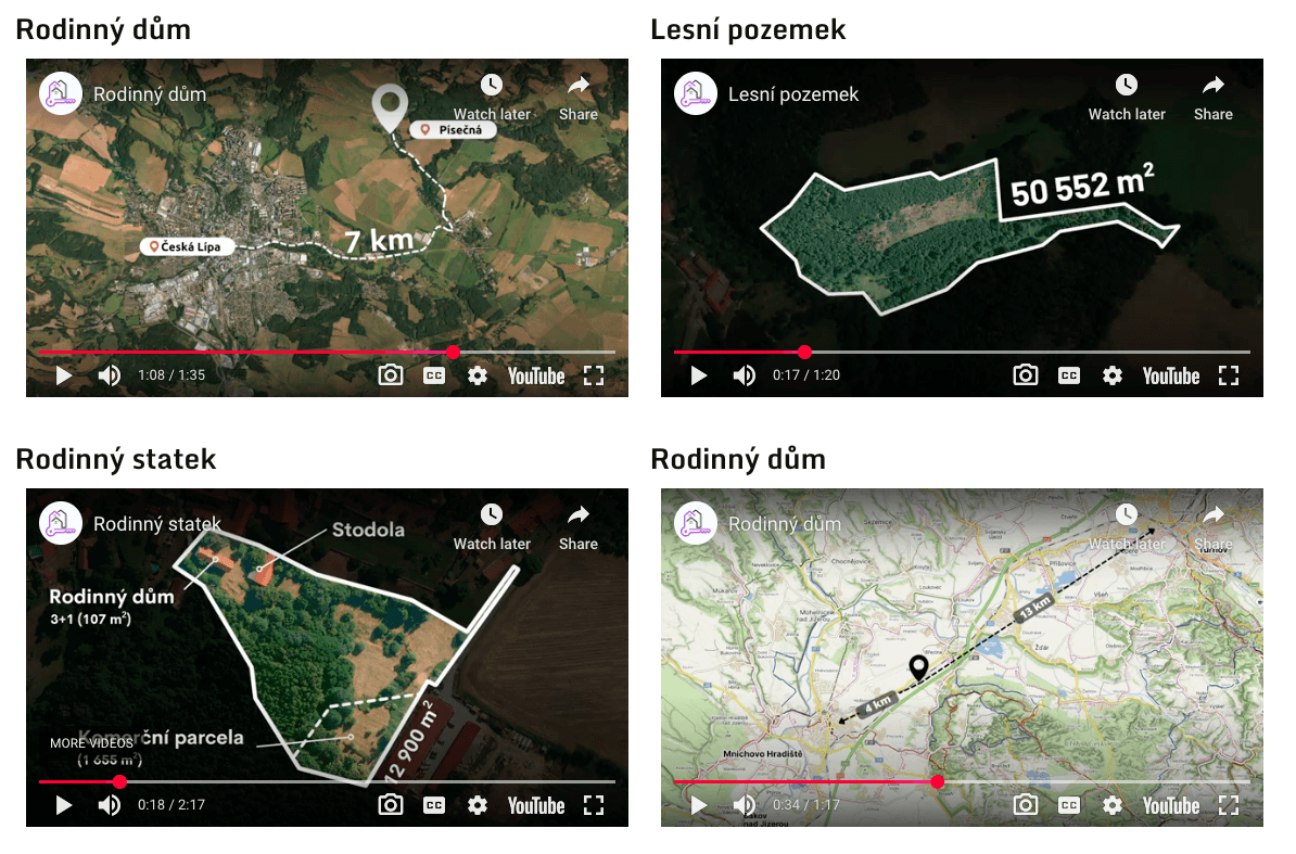 Automatizace tvorby videí s leteckým efektem pro realitní makléře – bez použití dronů – 5