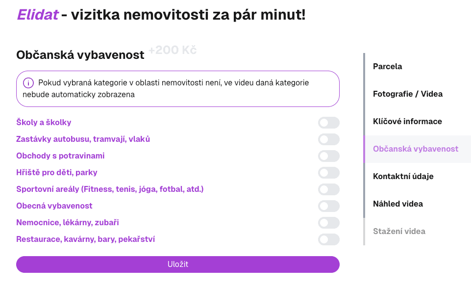 Automatizace tvorby videí s leteckým efektem pro realitní makléře – bez použití dronů – 2