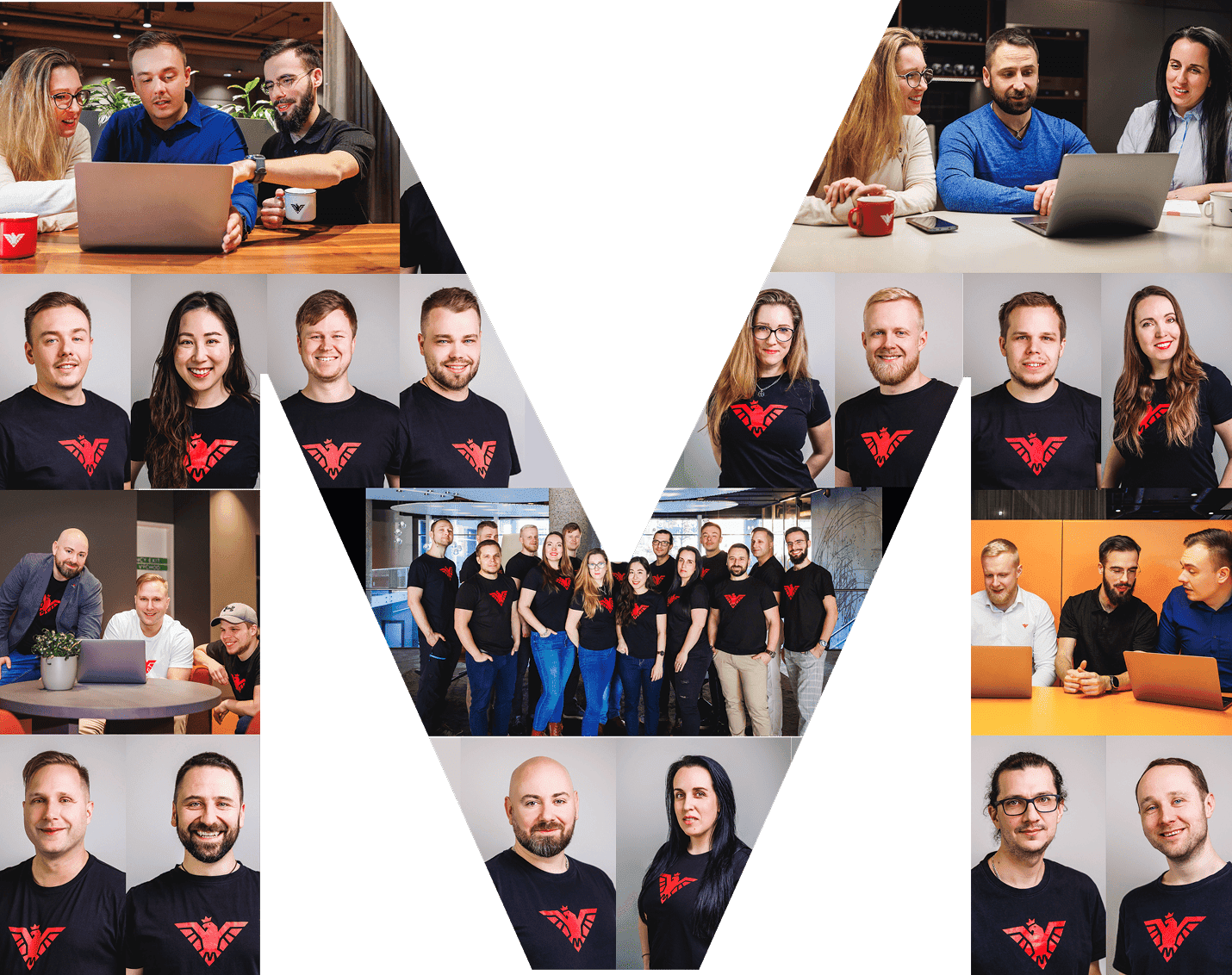 Moravio team collage