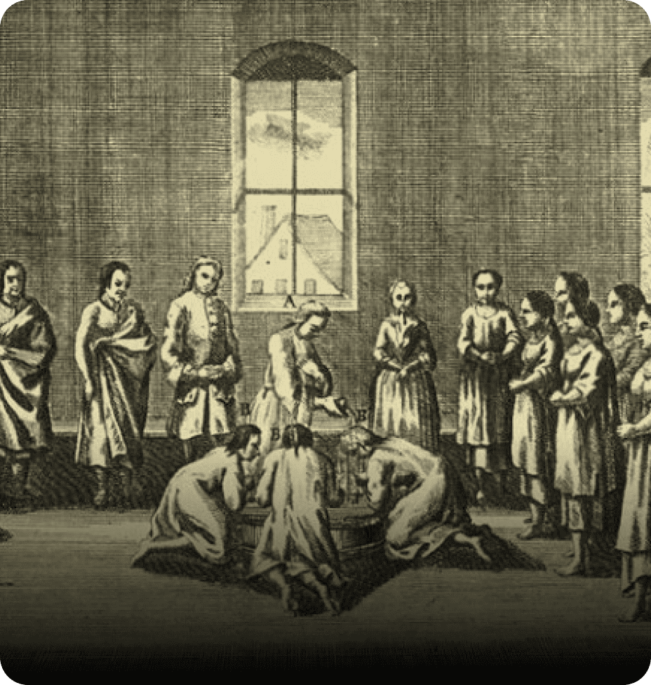 Early Moravian missionaries