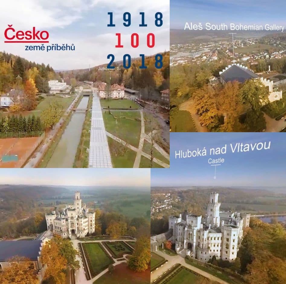 Fliegen Sie in der VR-Anwendung über die Tschechische Republik