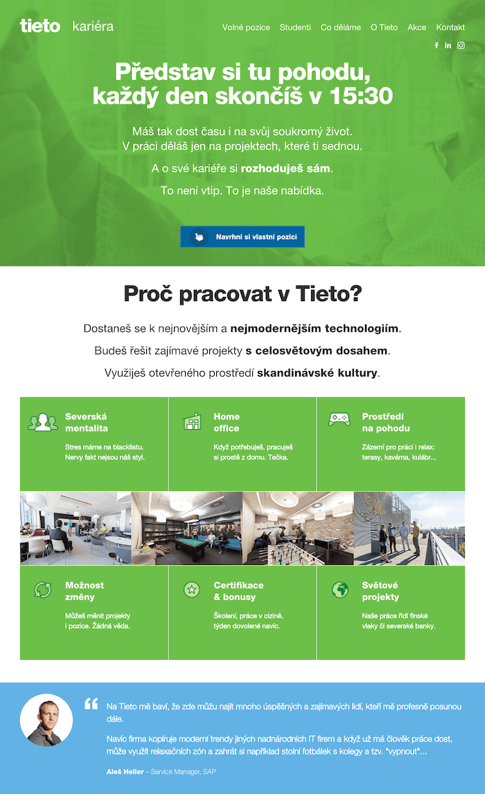 Ein maßgeschneidertes Jobportal für TietoEvry