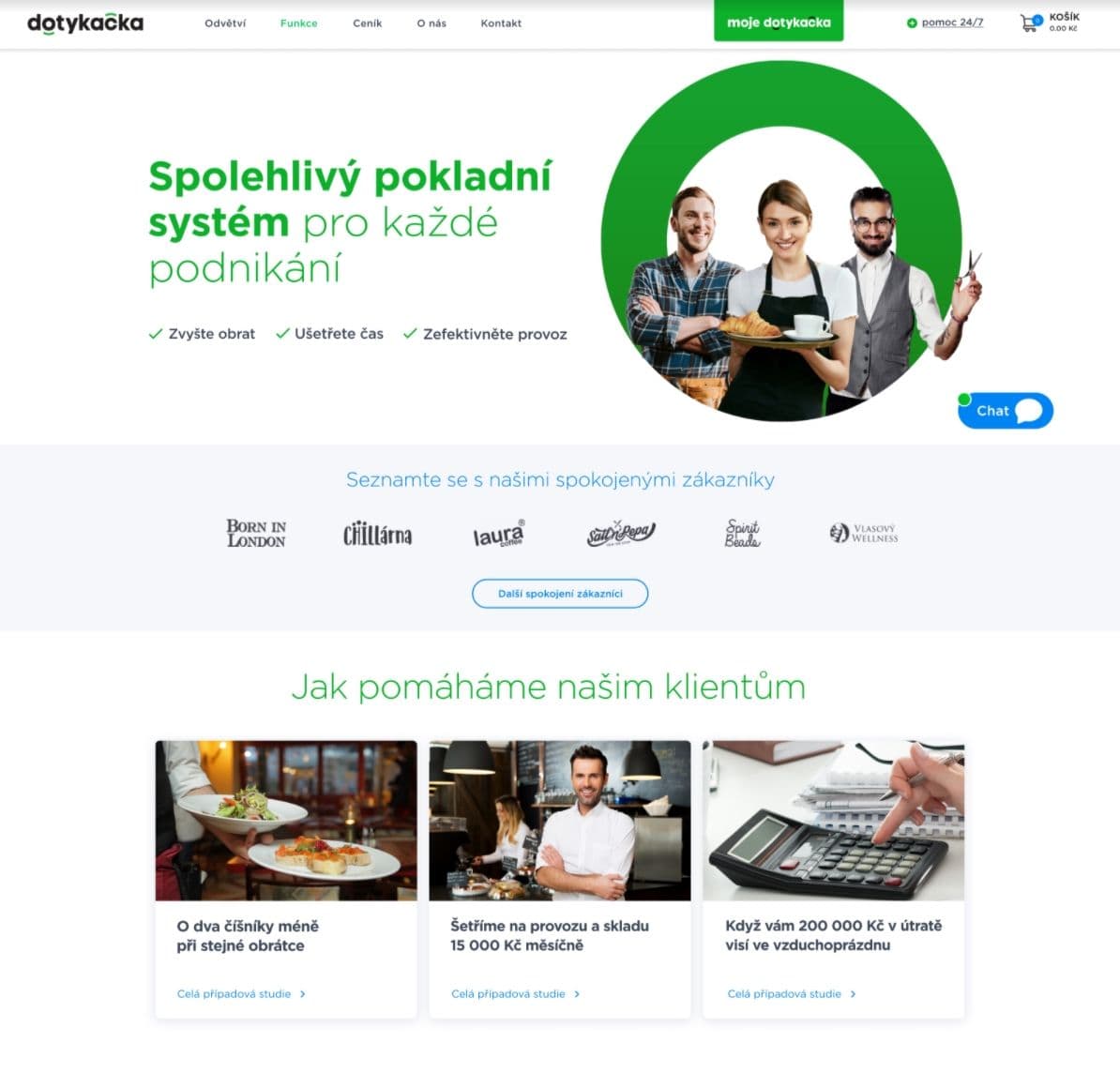 Nový web a eshop společnosti s využitím page builderu Elementor