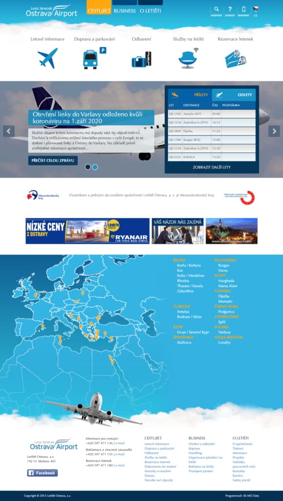 Effektives PPC-Kampagnenmanagement für den Flughafen Ostrava