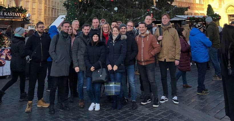 Christmas Status in Prague or We Combined Pleasant With Useful