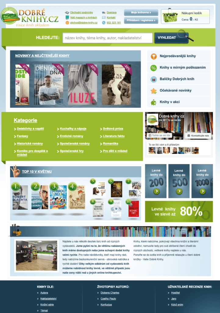 Správa PPC kampaní pro online knihkupectví