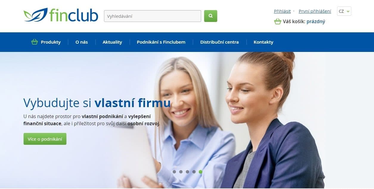 Webová prezentace a mobilní aplikace