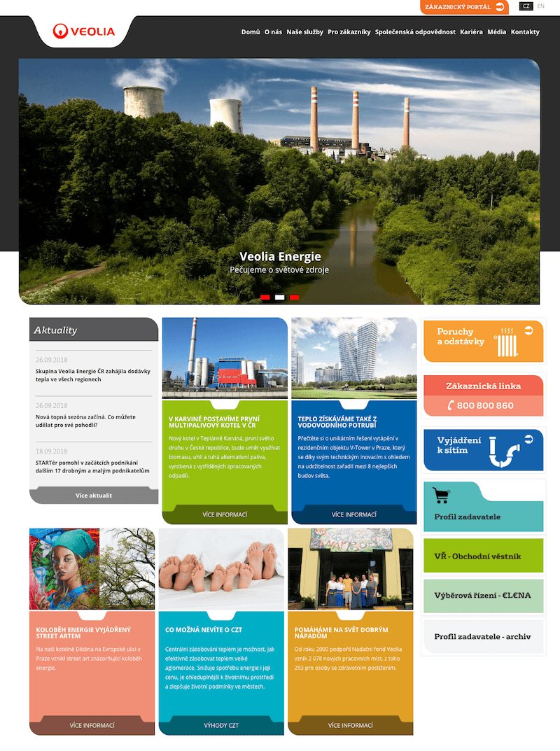 Portfolio webů společnosti