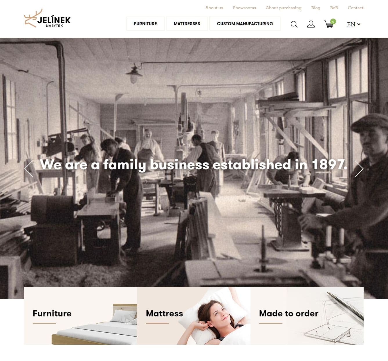 Nový e-shop a 3D konfigurátor nábytku